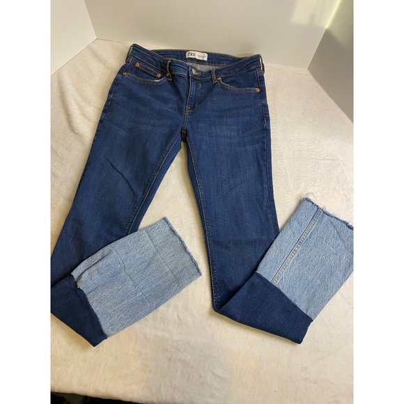 Zara Jeans Zara Ladies Two Toned Low Rise Jeans Size Poshmark